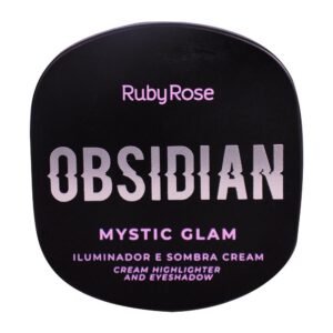 Iluminador e Sombra Cream Obsidian Ruby Rose